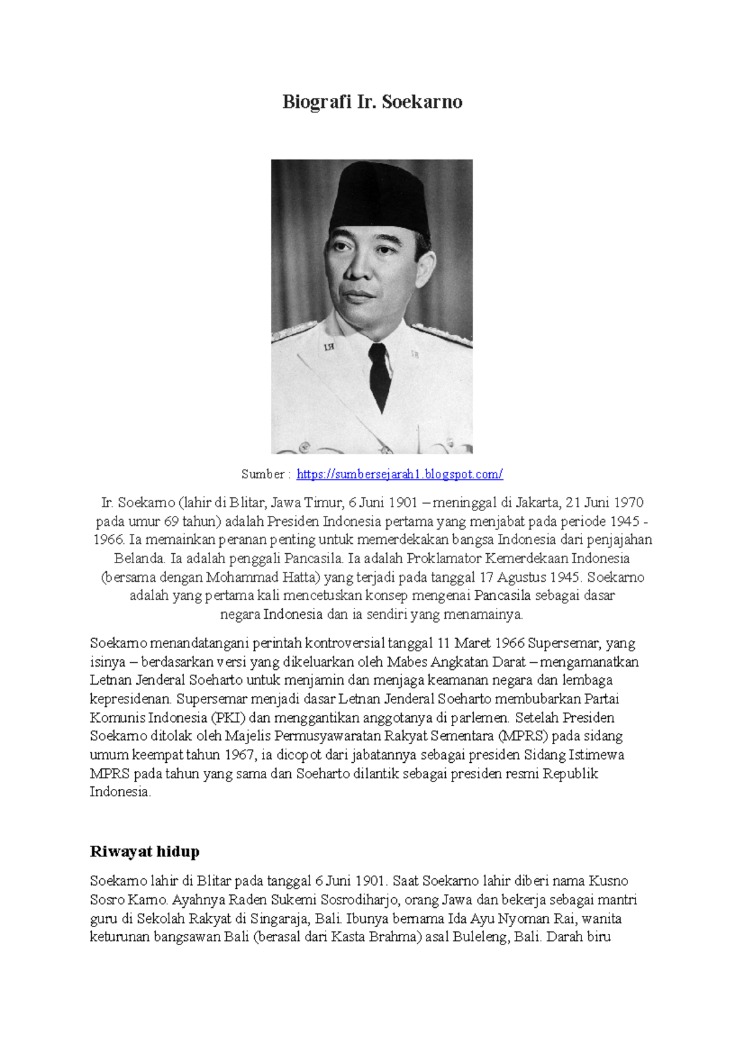 biografi pahlawan sejarah Indonesia 